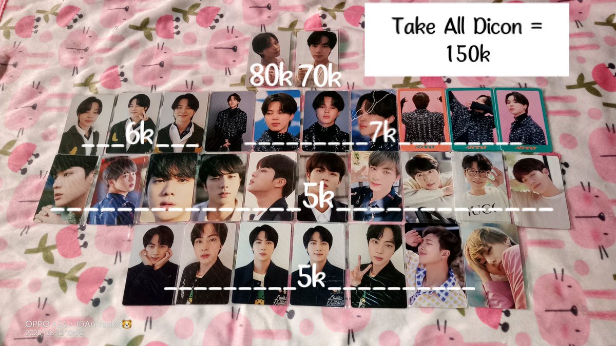 Annisaputri0404's tweet image. WTS 🚨🚨🚨

❌Packing , Ongkir
✅Co shopee
Dom Bogor
Nego by DM

#wtspcbts #Jin #jimin #face #dicon #ptd #proofcompact