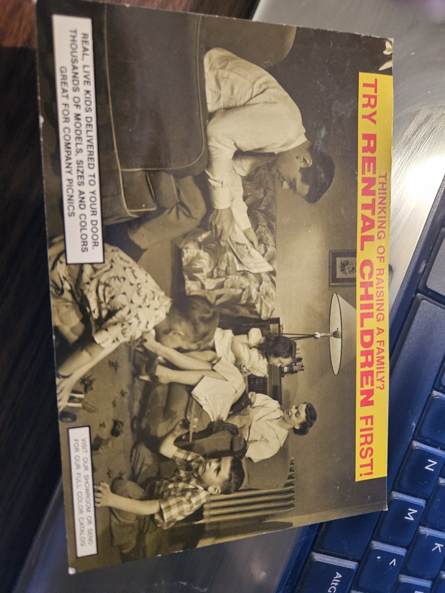 Just found this postcard in an old chest.