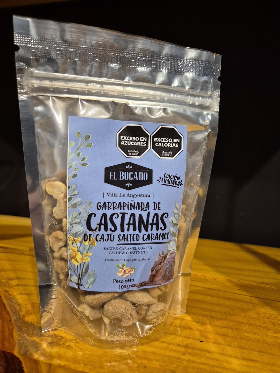 Pensar un emprendimiento a largo plazo, que cumpla con toda la normativa a nivel nacional, con procesos y cuidados a veces no es fácil, pero cuando un producto se suma a la familia siempre es felicidad.
Les presento a las CASTAÑAS SALTED CARAMEL, ahora con RNPA 😎💪🏻