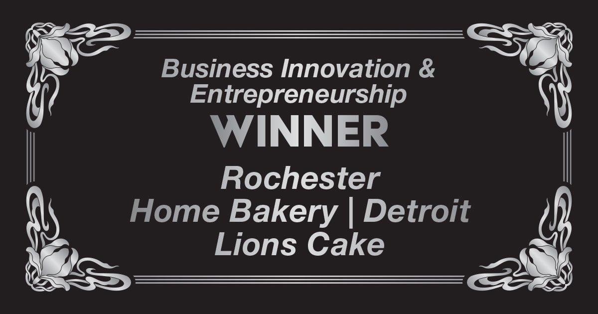 Advantage Oakland (@advantageoak) on Twitter photo Congratulations to our Business Innovation & Entrepreneurship Winner:
<a href="/RochesterDDA/">Downtown Rochester</a> and Home Bakery, Detroit Lions Cake! #MainStreetOC #OaklandCounty Congratulations to our Business Innovation & Entrepreneurship Winner:
<a href="/RochesterDDA/">Downtown Rochester</a> and Home Bakery, Detroit Lions Cake! #MainStreetOC #OaklandCounty