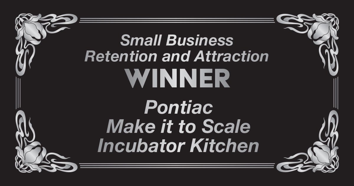 Advantage Oakland (@advantageoak) on Twitter photo Congratulations to our Small Business Retention and Attraction Winner:
<a href="/cityofpontiacmi/">City of Pontiac Michigan</a>, Make it to Scale Incubator Kitchen! #MainStreetOC #OaklandCounty Congratulations to our Small Business Retention and Attraction Winner:
<a href="/cityofpontiacmi/">City of Pontiac Michigan</a>, Make it to Scale Incubator Kitchen! #MainStreetOC #OaklandCounty
