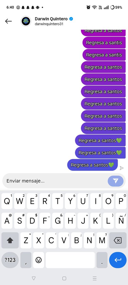 Nunca le avía rogado tanto como a el💚🥺
<a href="/ClubSantos/">Club Santos</a> <a href="/SantosLagunFans/">Santos Laguna Fans</a> <a href="/darwinJR3/">darwin quintero</a> 
#firmenadarwin