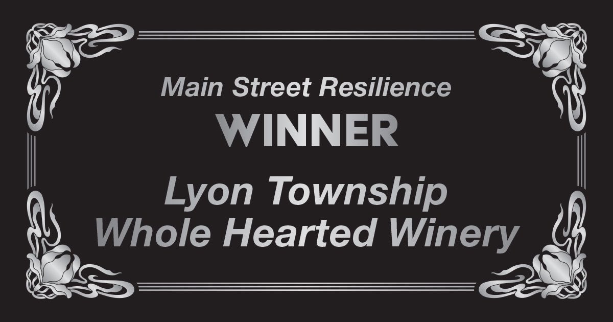 Advantage Oakland (@advantageoak) on Twitter photo Congratulations to our Main Street Resilience Winner:
<a href="/lyontwp/">Lyon Township</a>, Whole Hearted Winery! #MainStreetOC #OaklandCounty Congratulations to our Main Street Resilience Winner:
<a href="/lyontwp/">Lyon Township</a>, Whole Hearted Winery! #MainStreetOC #OaklandCounty