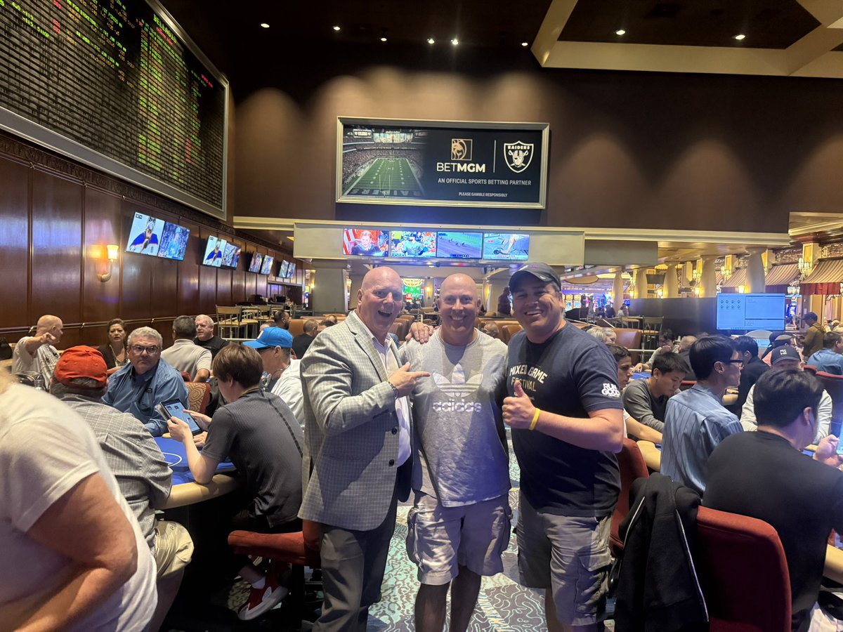 Sean wins the second seat into Aria poker’s BetMGM Championship!! 

2 more chances for you to win