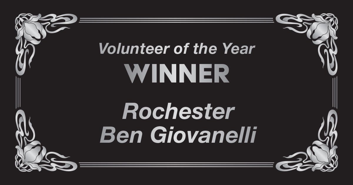 Advantage Oakland (@advantageoak) on Twitter photo Congratulations to our Volunteer of the Year Winner:
<a href="/RochesterDDA/">Downtown Rochester</a>, Ben Giovanelli! #MainStreetOC #OaklandCounty Congratulations to our Volunteer of the Year Winner:
<a href="/RochesterDDA/">Downtown Rochester</a>, Ben Giovanelli! #MainStreetOC #OaklandCounty