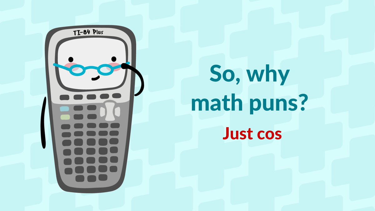 TICalculators's tweet image. Give Dad a chuckle with a math themed #dadjokes that'll make him proud. 💙
Post your best (or worst) one below. 😂 #HappyFathersDay!