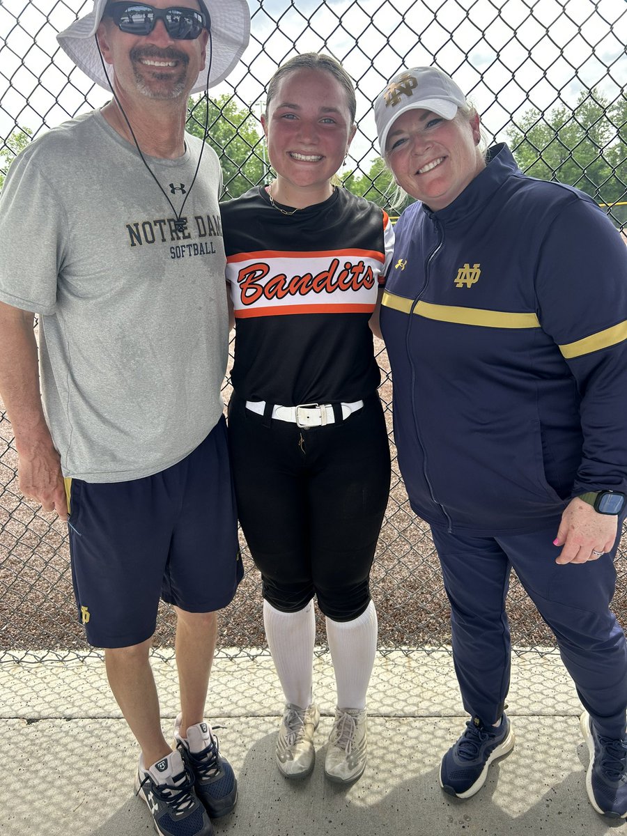 Bobbi Snook (@bobbi_snook) on Twitter photo Always a good time with <a href="/NDsoftball/">Notre Dame Softball</a>! So happy I could come to another camp yesterday and learn even more from some of the best.
<a href="/2Ganeff/">Kris Ganeff</a>
<a href="/CoachDeOliveira/">☘️Irish Coach Boo!☘️</a>
<a href="/Coach_pooch/">Mike “Pooch” Perniciaro</a>
<a href="/Lewis09Bandits/">Beverly Bandits 16U Lewis / Moran</a> Always a good time with <a href="/NDsoftball/">Notre Dame Softball</a>! So happy I could come to another camp yesterday and learn even more from some of the best.
<a href="/2Ganeff/">Kris Ganeff</a>
<a href="/CoachDeOliveira/">☘️Irish Coach Boo!☘️</a>
<a href="/Coach_pooch/">Mike “Pooch” Perniciaro</a>
<a href="/Lewis09Bandits/">Beverly Bandits 16U Lewis / Moran</a>