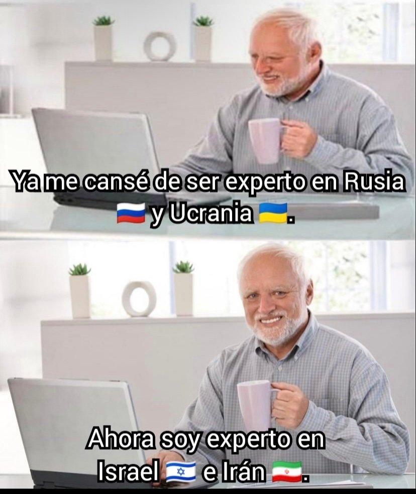 Ahora soy experto en Israel e Iran

( Tercera Guerra Mundial )