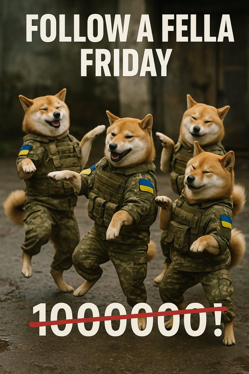 Because it's every #Fellas favorite day
 "Follow A Fella Friday"
I have an idea on how to unite #NAFO

1.) Retweet this post.
2.) Reply to this post.
3.) Go into replies, and follow everyone there.

This strategy works really well, lets try it out! #UMW