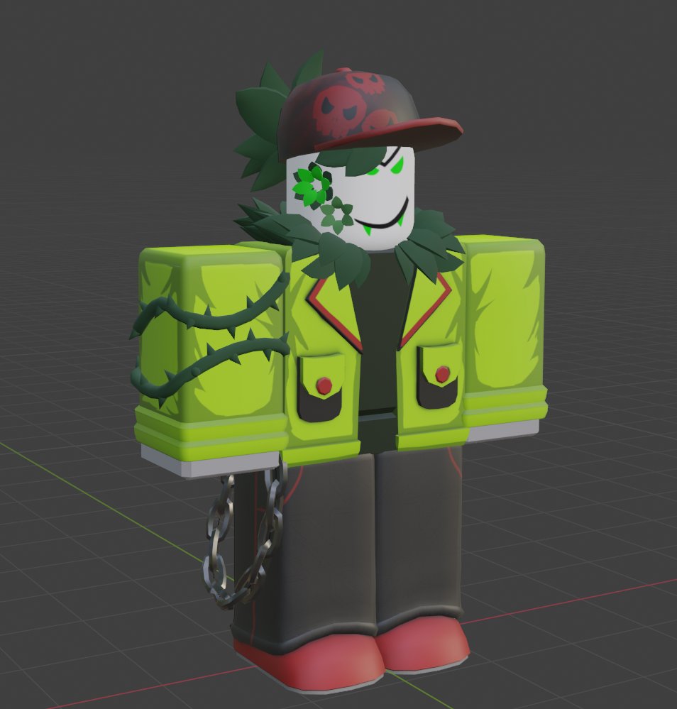 Made a model of Griefer from Block Tales