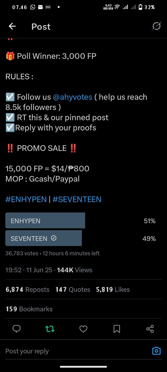 uncloave's tweet photo. @ahyvotes #SEVENTEEN https://t.co/JNWt4od3Ph
