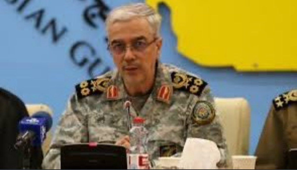 BREAKING: The Chief of Staff of the Armed Forces of the Islamic Republic of Iran was assassinated tonight at Tehran Iran by Israel

Source: Israeli Media