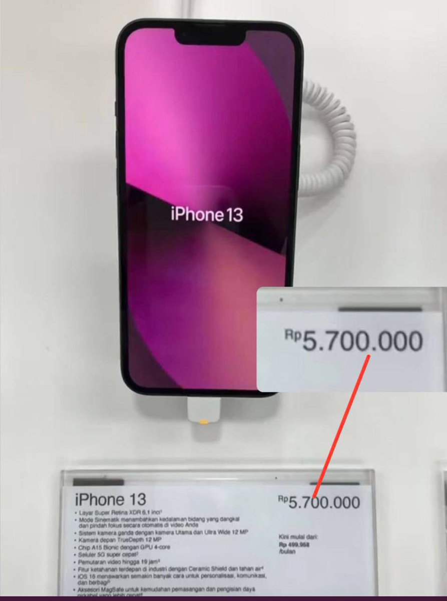 Iphonee udahh anjlokk parahh hargaa setaraa hp XIOMI !!!😱

A threadd