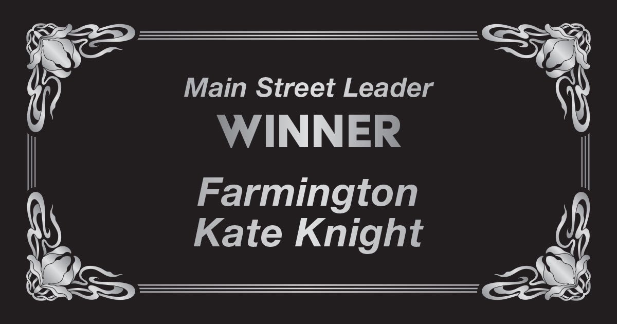 Advantage Oakland (@advantageoak) on Twitter photo Congratulations to our Main Street Leader Winner:
<a href="/DntwnFarmington/">Downtown Farmington</a>, Kate Knight! #MainStreetOC #OaklandCounty Congratulations to our Main Street Leader Winner:
<a href="/DntwnFarmington/">Downtown Farmington</a>, Kate Knight! #MainStreetOC #OaklandCounty