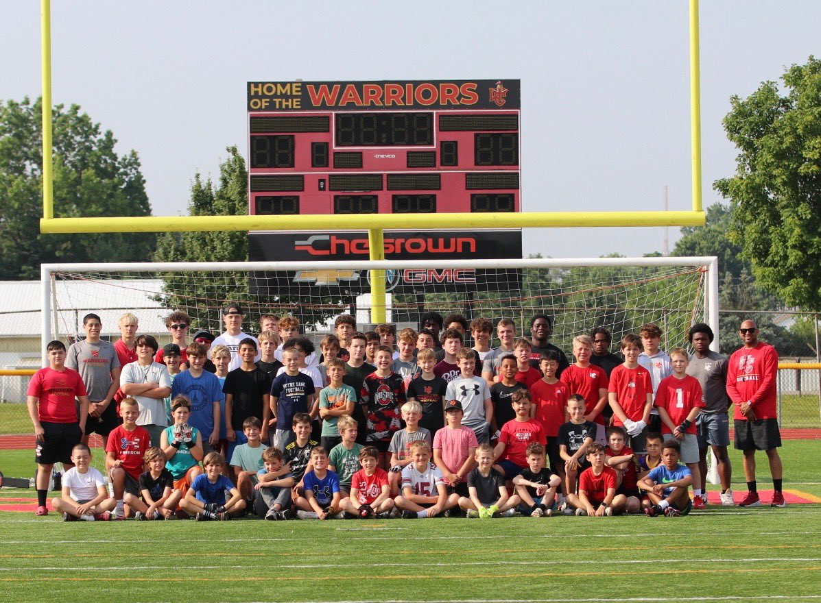 CJ Royal (@cjroyal08) on Twitter photo Enjoyed being a part of helping develop the the future of WC football. Proud of these boys, they had a great week!
AGTG
<a href="/WCSFootball1973/">Worthington Christian Football</a> <a href="/ETG_77/">Emman Gyapong</a>
<a href="/THartings105/">Tommy Hartings</a> <a href="/_CamWhite/">Cameron White</a>
<a href="/JackSmolenski/">Jack Smolenski</a> Enjoyed being a part of helping develop the the future of WC football. Proud of these boys, they had a great week!
AGTG
<a href="/WCSFootball1973/">Worthington Christian Football</a> <a href="/ETG_77/">Emman Gyapong</a>
<a href="/THartings105/">Tommy Hartings</a> <a href="/_CamWhite/">Cameron White</a>
<a href="/JackSmolenski/">Jack Smolenski</a>