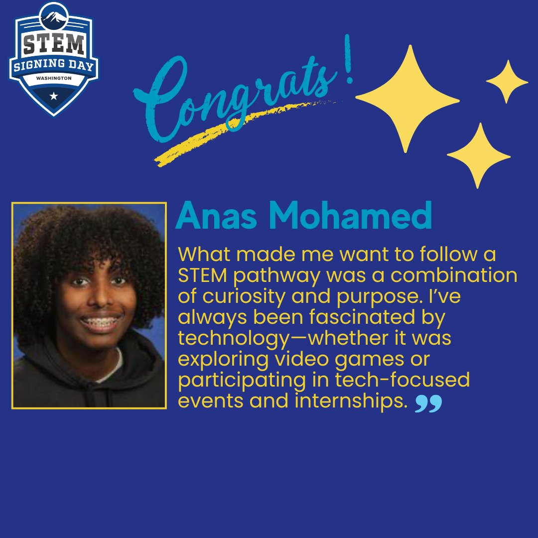 Ready WA (@readywa) on Twitter photo 🚀 Say hello to future innovator Anas, one of this year’s Washington State #STEMSigningDay honorees!
We can’t wait to see what you accomplish in the worlds of aerospace engineering and informatics.
<a href="/BoeingWA/">Boeing in Washington</a> @seapubschools 🚀 Say hello to future innovator Anas, one of this year’s Washington State #STEMSigningDay honorees!
We can’t wait to see what you accomplish in the worlds of aerospace engineering and informatics.
<a href="/BoeingWA/">Boeing in Washington</a> @seapubschools