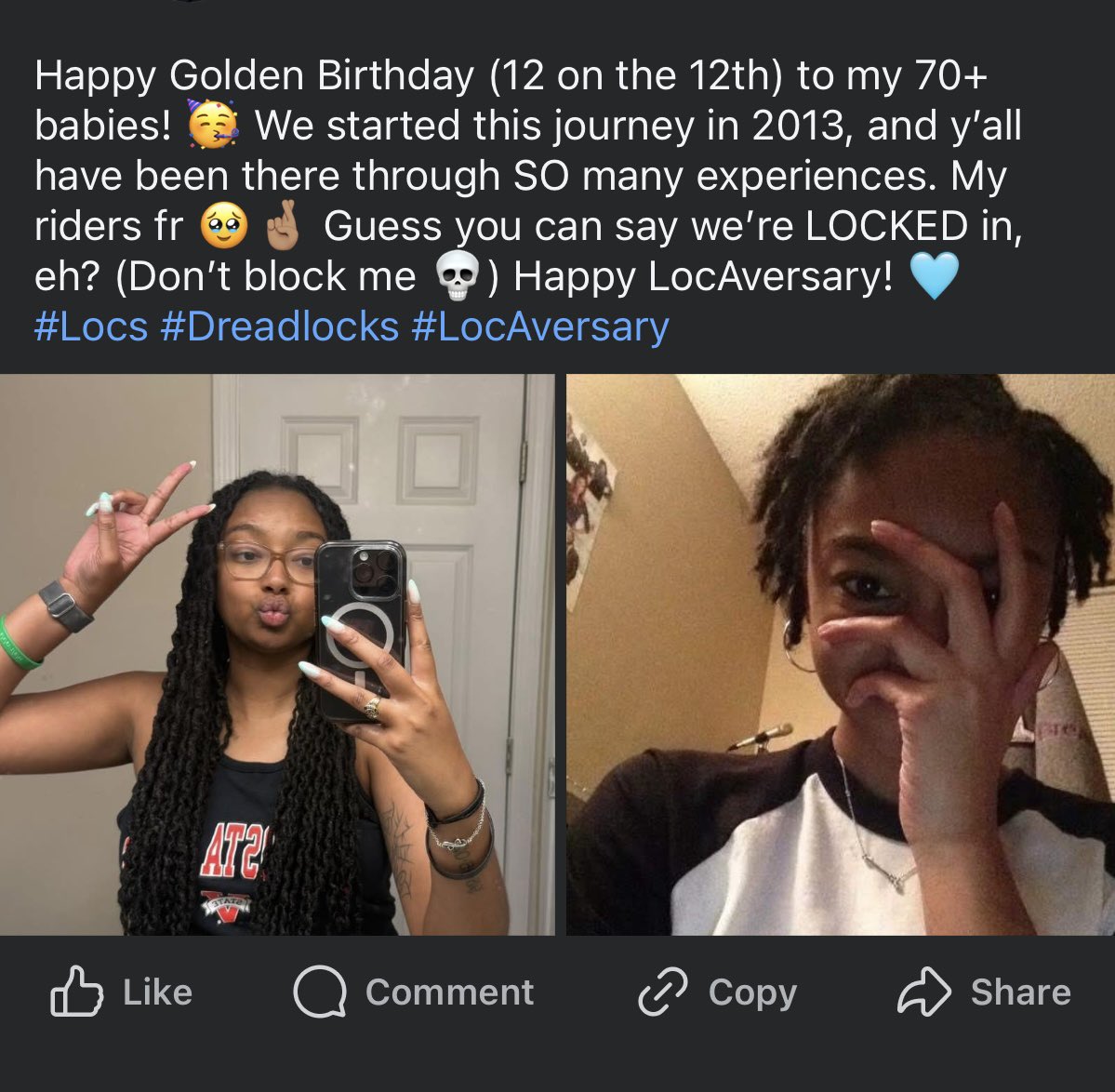 Rxpectations's tweet image. My locs are preteens 🥹 Happy 12th Birthday to my babies! #LocAversary #Locs #Dreadlocks