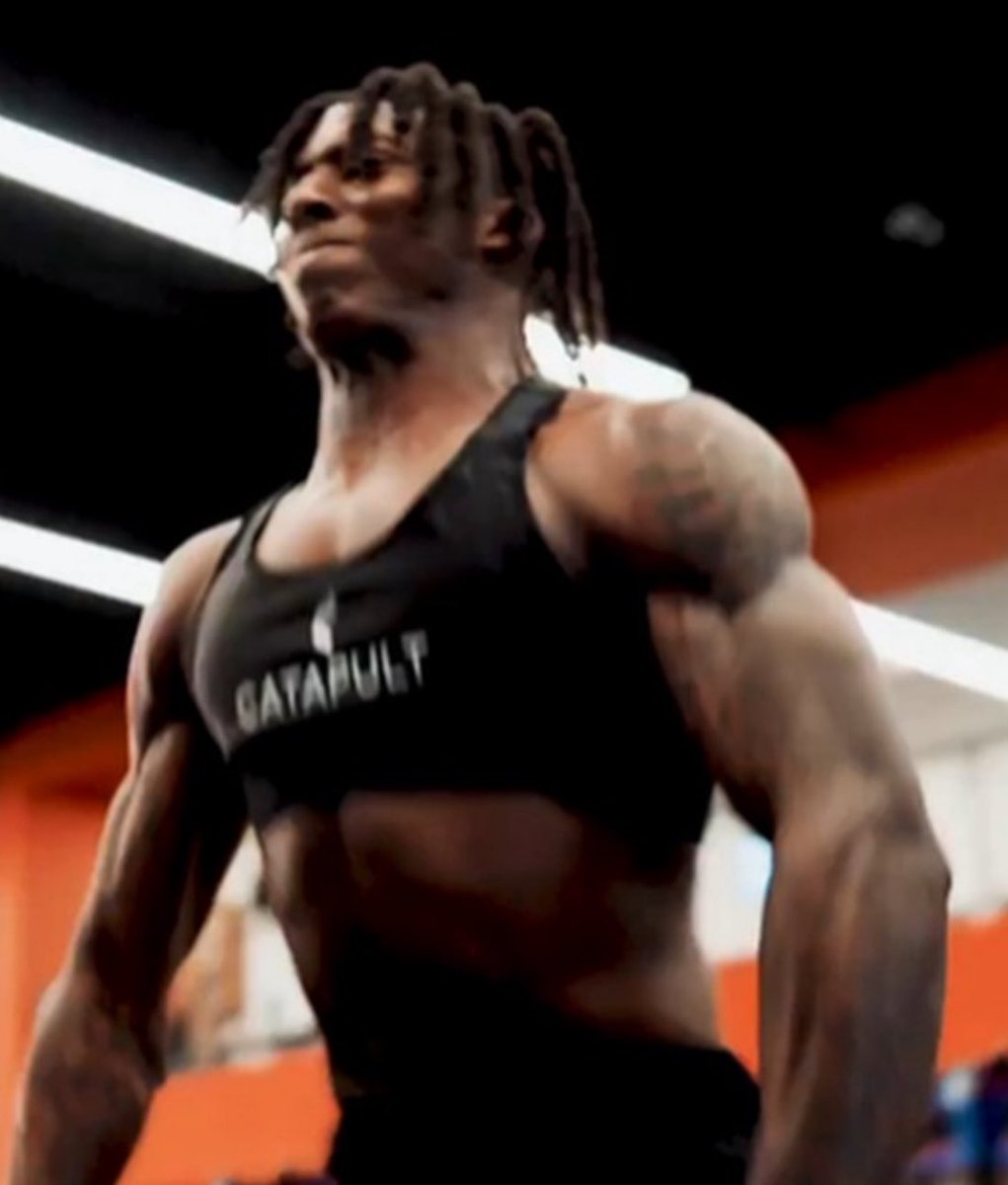Cormani McClain is looking RIPPED 👀