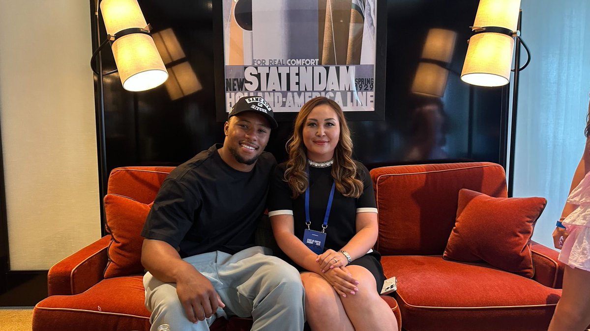 It was an absolute pleasure to sit down with @saquon today at our @coinbase  State of Crypto summit to talk about his leadership and journey into crypto  💙