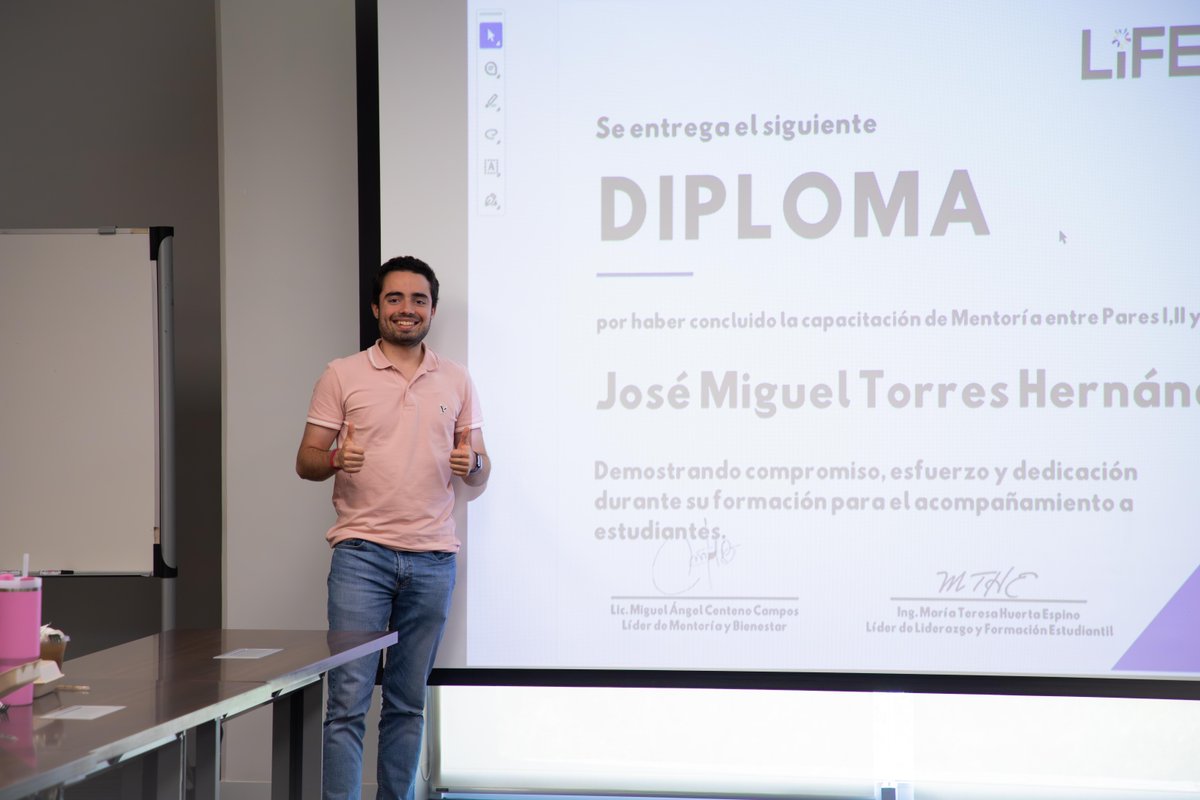 ¡Felicidades a nuestras alumnas y alumnos por completar su capacitación en Mentoría entre Pares! 👏
Gracias por su compromiso, dedicación y por prepararse con tanto entusiasmo para acompañar y guiar a otros estudiantes. 💙 #OrgulloTec #PeerMentors