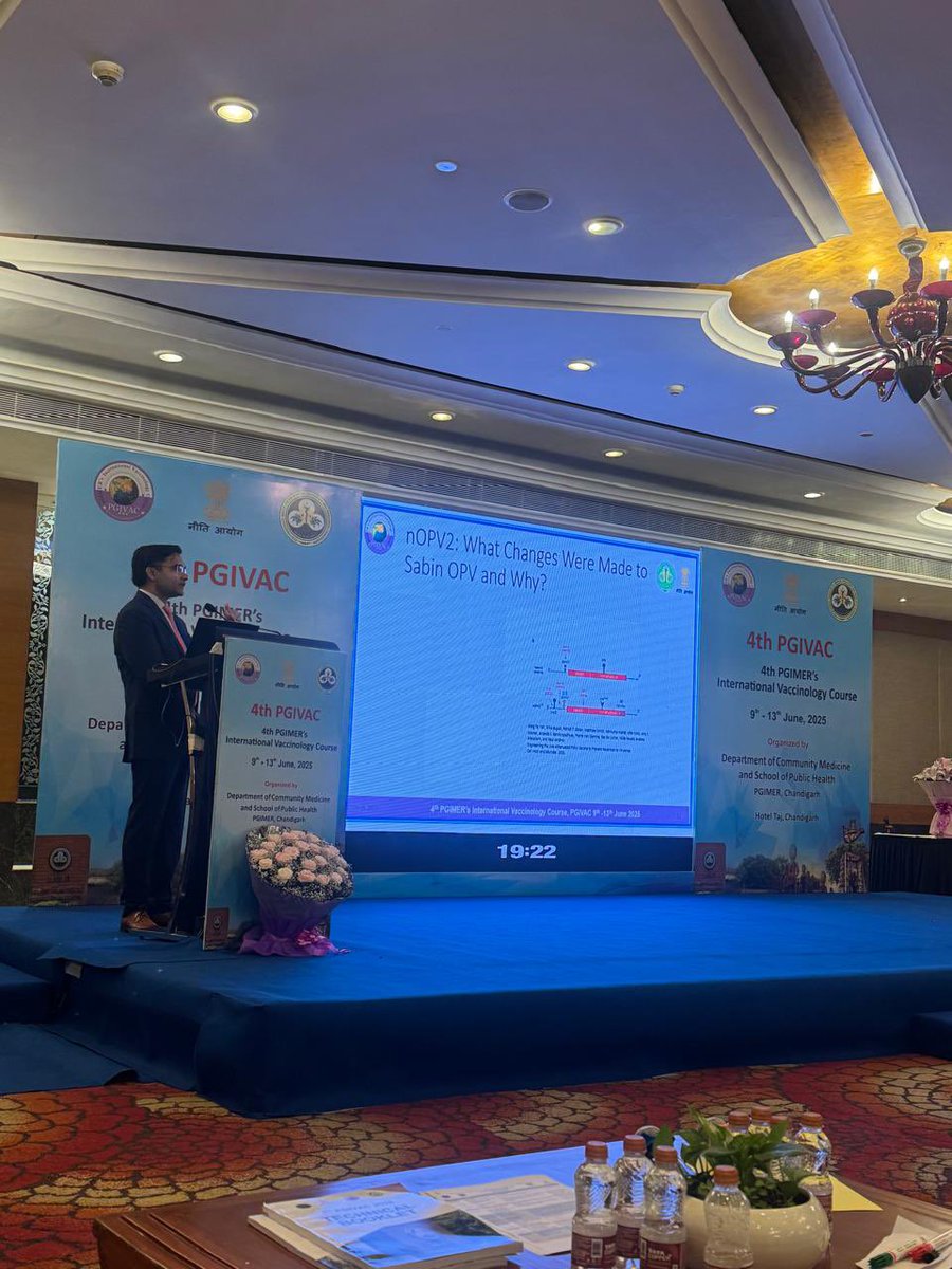 It was an honor meeting the faculty, students and participants at <a href="/PGIVAC/">PGIVAC</a> #Chandigarh - for my talk and for chairing Prof. Stanley Plotkin's session, and also for a session at #PGIMER on my career journey.  <a href="/PGIVAC/">PGIVAC</a> #Chandigarh #Grateful #VaccinesWork #endpolio
