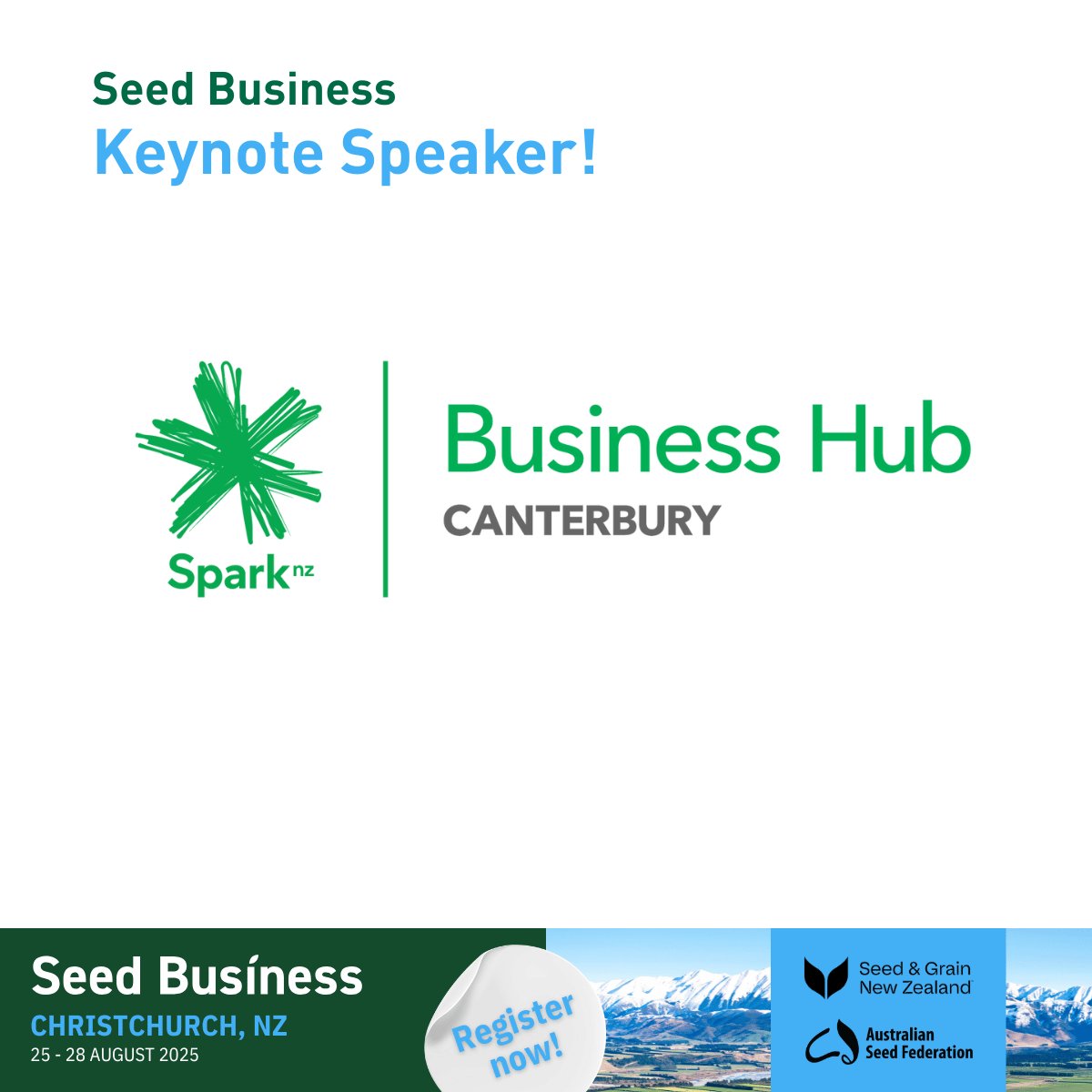 Thanks to Spark Canterbury Business Hub for supporting Seed Business 2025 as the Keynote Speaker 🙌

Join the event: eventbookings.com/b/event/seed-b…
