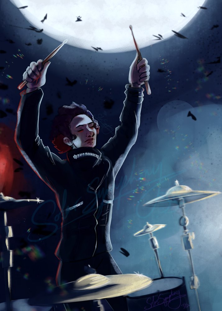 symphony_solar's tweet photo. ♪ My hallucination I used to see.

#twentyonepilots  #thecontract #breach #cliqueart https://t.co/9J7Aq21yRP