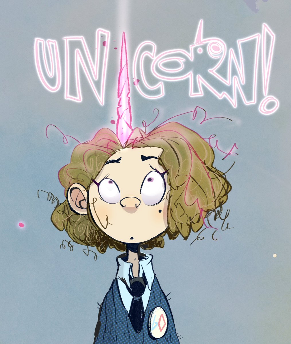 essbee71's tweet photo. Prelim stuff from pitch #2.  Yup...🙃🦄 https://t.co/lAwoDDVqx1