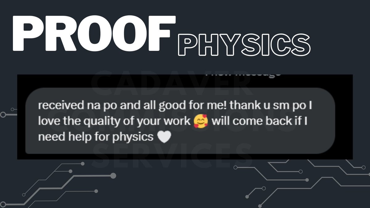 maker_cad's tweet photo. @asdfghilly hi poo! forte ko po ang physics! if ever need nyo pa p ng help sa future, sana iconsider nyo po kamii :>> we provide FBD and GRESA method calculations :> https://t.co/jbtB6CQcxV