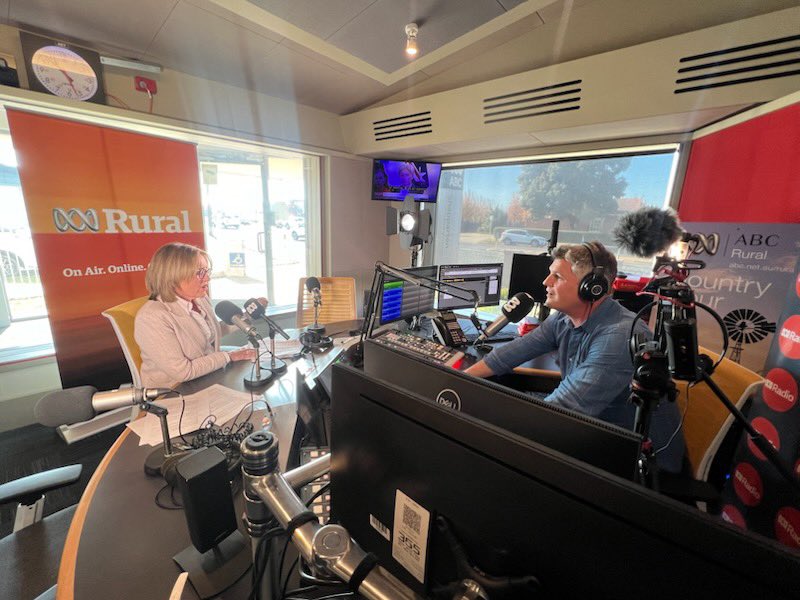 Today on the Country Hour: the Victorian Premier in studio talking drought and rural policy.