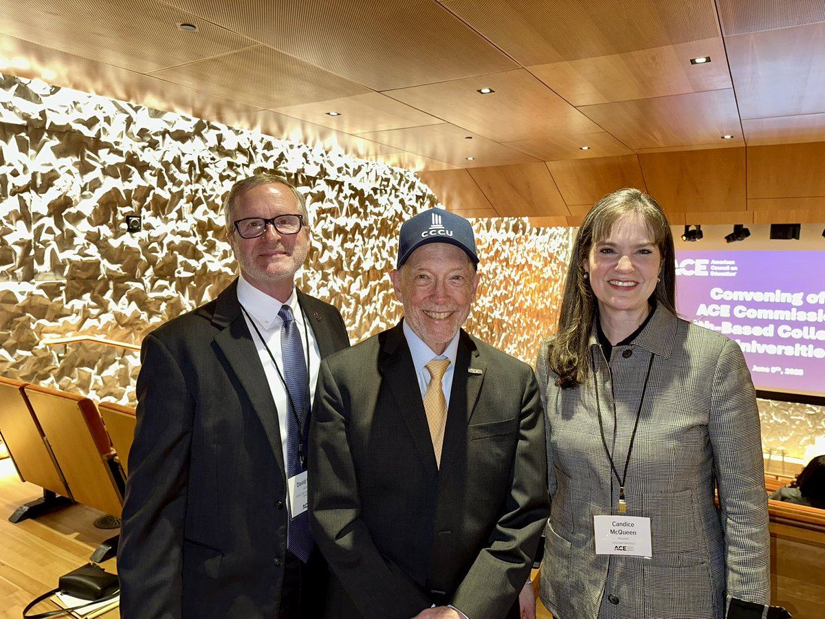 Faith-based institutions serve nearly 2M students - and that impact is growing! Honored to represent <a href="/lipscomb/">Lipscomb University</a> at the <a href="/ACEducation/">ACE</a> Commission on Faith-Based Colleges &amp; Universities this week w/ 50+ presidents &amp; join a panel discussion on higher ed at the Kennedy Center. #HigherEd