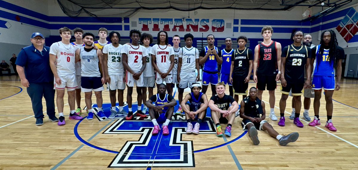 Make that two incredible games this evening! Team Macomb (light jerseys) defeats Team Monarchs, 106-105, in a thriller! Thanks to all the players and coaches who participated! Best of luck with your future endeavors!
