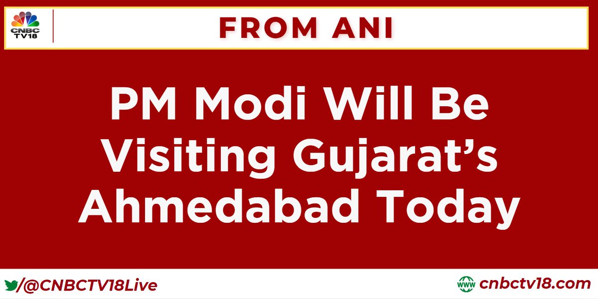 CNBCTV18Live's tweet photo. #FromANI | #PMModi will be visiting Gujarat’s Ahmedabad today

#AhmedabadPlaneCrash https://t.co/3Ii5Js3V3O