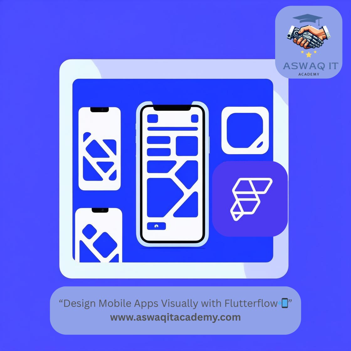 Aswaqitacademy's tweet image. 🟣 Flutterflow Design &amp;amp; deploy stunning apps fast with #flutterflowtips 📷 Learn it at AIA Academy.  #NoCodeApps #Fluttercord
aswaqitacademy.com
aswaqit.com
#aswaqitacademy
#aswaqit