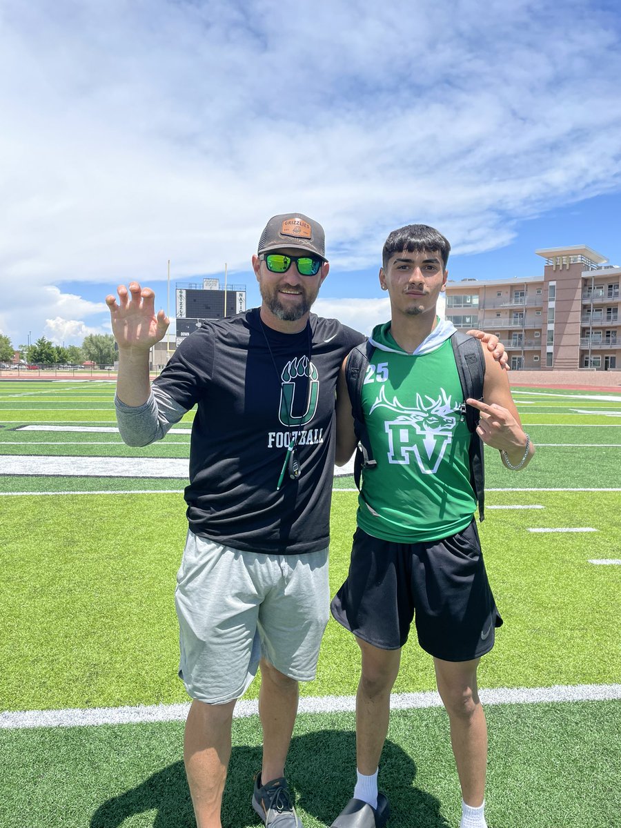 Thank you <a href="/asugrizzliesfb/">Adams State Football</a> for the camp invite ! I had a great time and enjoyed the competition 100% thank you for the opportunity to compete and show my skills.