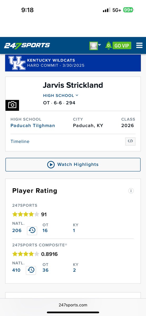 Gonna need <a href="/vincemarrow/">CoachMarrow</a> and <a href="/Brohm_Brady/">Brady Brohm</a> to flip <a href="/jarvisstrIck14/">Jarvis Strickland jr 4⭐️</a> and bring him home to The Ville!! The best players in the state play for the best program in the state!!! #CommitToTheVille