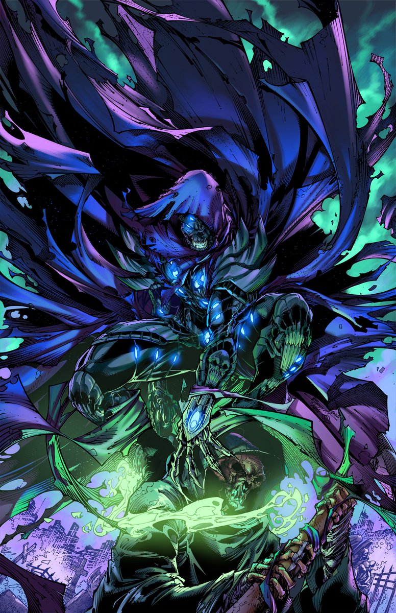 ChadLarsson's tweet photo. Secure your Limited-Edition Hard Cover featuring Brett Booth's killer artwork! 💀🔥

Pencils by: @Demonpuppy  
Inks by: @SalRegla 
Colors by: @Daniel_Erm_Art 

Available exclusively through @RippaSend https://t.co/jxkdUsNvjy