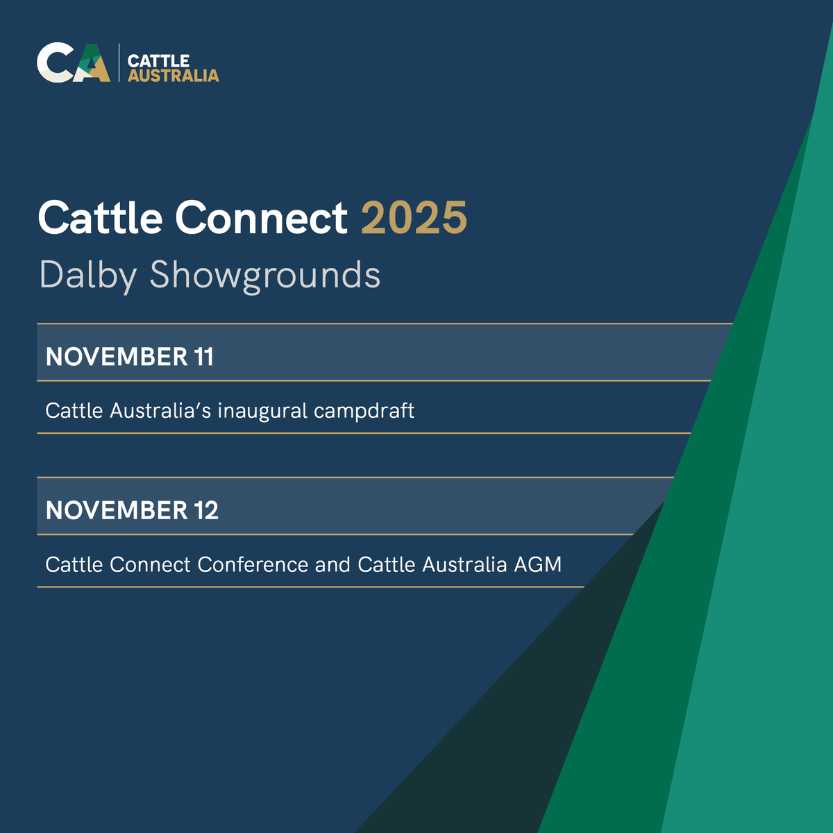 CattleAus's tweet image. #CattleConnect2025
@meatlivestock @AgForceQLD @qclnews @beefcentral @ABCRural