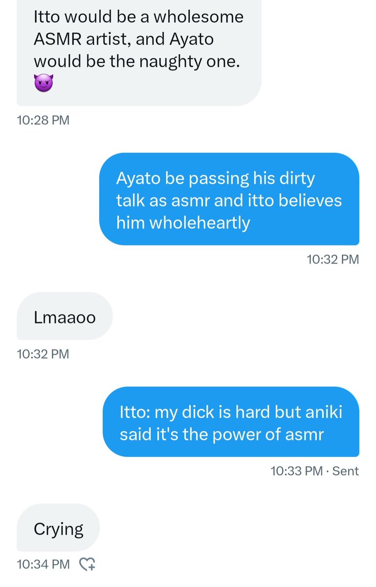 Just a thought 
#ayaitto