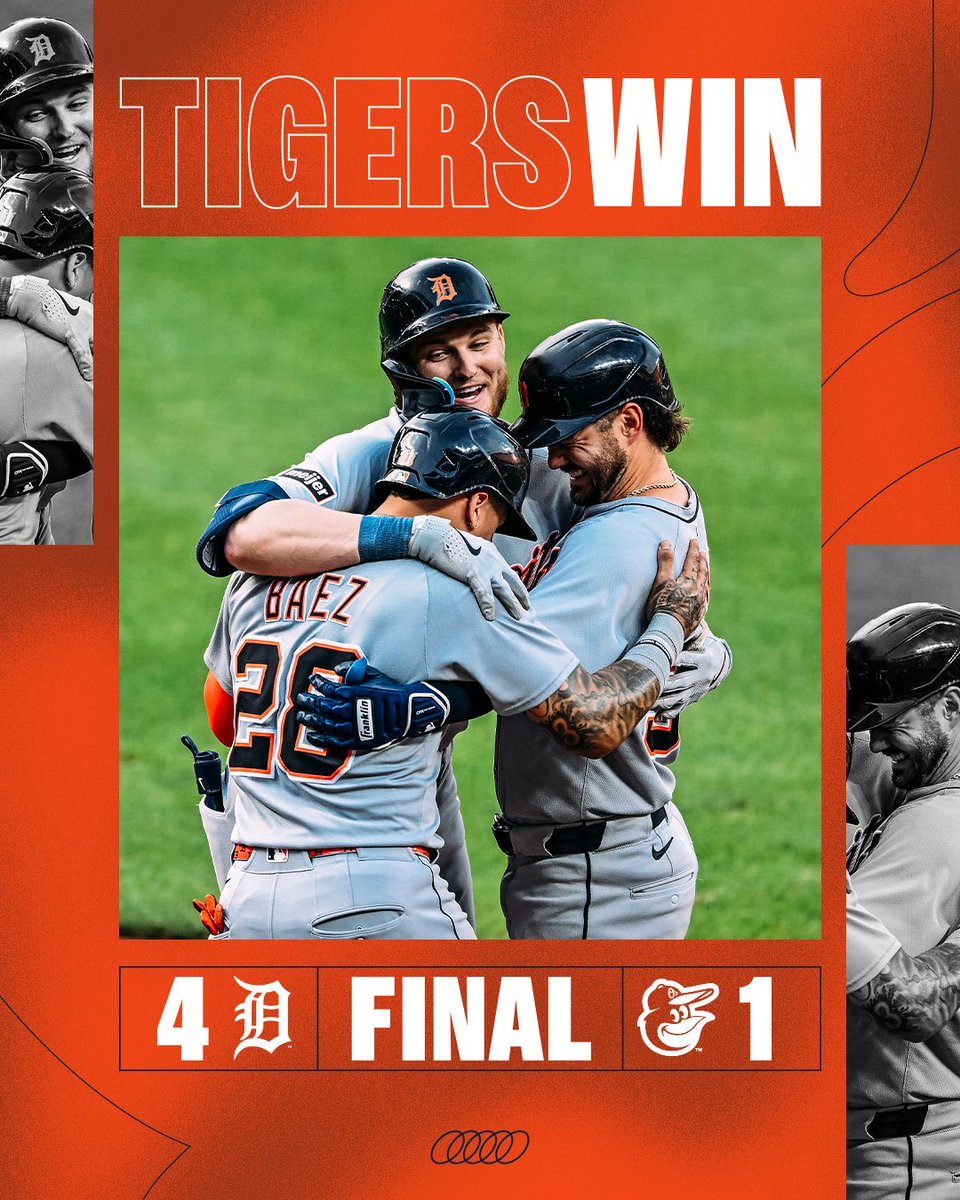 Alexander Johnson (@ajohnsonsports) on Twitter photo TIGERS TAKE THE SERIES 4-1 AGAINST THE ORIOLES!!! TARIK SKUBAL CONTINUES TO BE PHENOMENAL!!! BACK HOME TOMORROW VS THE REDS!!! 🤩🐅🔥🔥🔥
📸: <a href="/tigers/">Detroit Tigers</a>
#RepDetroit TIGERS TAKE THE SERIES 4-1 AGAINST THE ORIOLES!!! TARIK SKUBAL CONTINUES TO BE PHENOMENAL!!! BACK HOME TOMORROW VS THE REDS!!! 🤩🐅🔥🔥🔥
📸: <a href="/tigers/">Detroit Tigers</a>
#RepDetroit