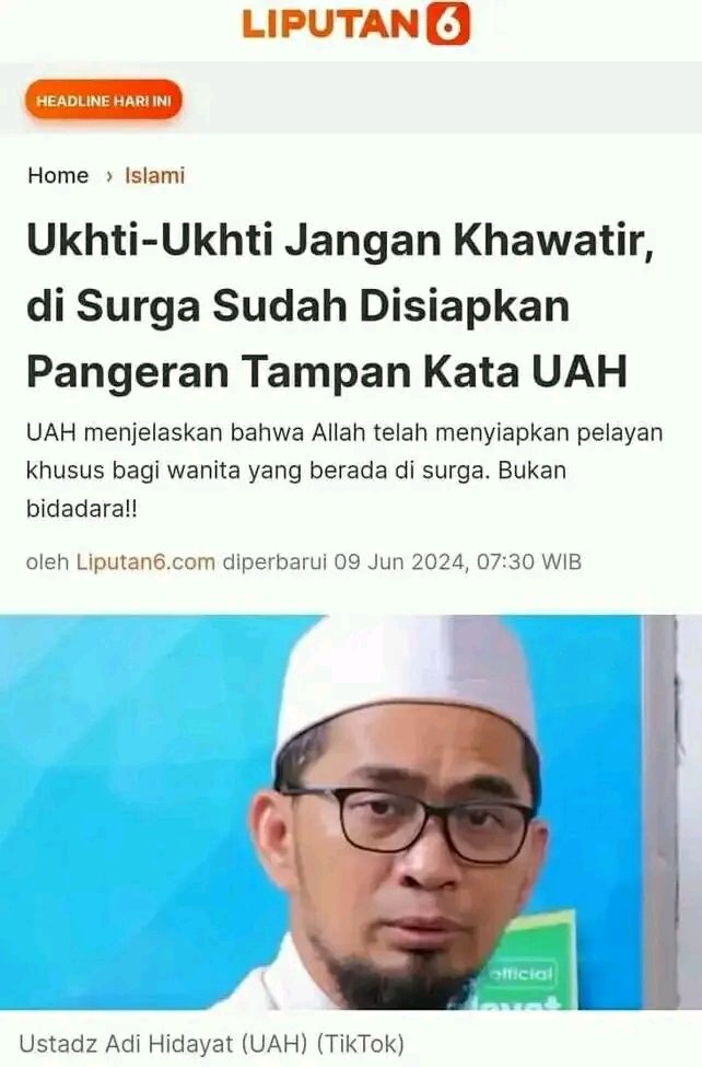 Di kepalanya dia, semua perempuan itu seneng banget dan kecanduan begituan dgn laki-laki.  Cuma sebatas itu yang bisa dia tawarkan buat perempuan. Perempuan akan berbahagia dan tergila-gila dengan penawarannya itu.
Dia nggak punya daya lain memperlakukan perempuan.