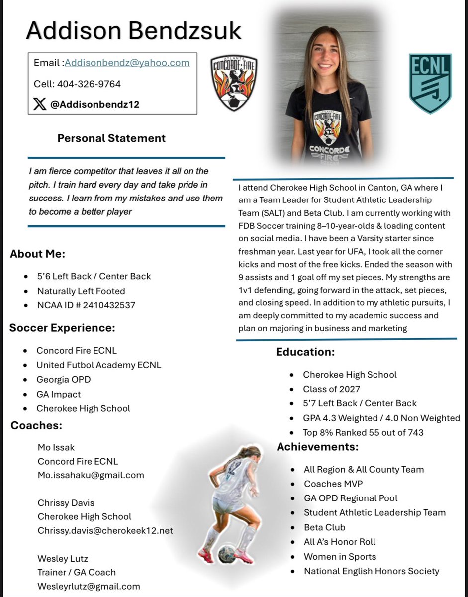Addison Bendzsuk (@addisonbendz12) on Twitter photo I am ready for June 15th!!
Here is a link to a highlight video
vimeo.com/1059186699
<a href="/ImCollegeSoccer/">College Soccer Truth ™</a> <a href="/ImYouthSoccer/">ECNL/GA/Recruiting/College Soccer</a> <a href="/ECNLgirls/">ECNL Girls</a> <a href="/PrepSoccer/">Prep Soccer ⚽️</a> <a href="/TheSoccerWire/">SoccerWire</a> <a href="/USYNT/">U.S. Soccer YNT</a> @Topdrawersoccer
<a href="/FAUWSoccer/">Florida Atlantic Women's Soccer</a> <a href="/MercerWSoccer/">Mercer Women's Soccer</a> <a href="/FGCU_WSoccer/">FGCU Women's Soccer</a> <a href="/CoastalWSoccer/">Coastal Women's Soccer</a> <a href="/UCF_WSoccer/">UCF Women's Soccer</a> <a href="/BelmontWSoccer/">Belmont Women’s Soccer</a> <a href="/USFWSOC/">USF Women's Soccer</a> I am ready for June 15th!!
Here is a link to a highlight video
vimeo.com/1059186699
<a href="/ImCollegeSoccer/">College Soccer Truth ™</a> <a href="/ImYouthSoccer/">ECNL/GA/Recruiting/College Soccer</a> <a href="/ECNLgirls/">ECNL Girls</a> <a href="/PrepSoccer/">Prep Soccer ⚽️</a> <a href="/TheSoccerWire/">SoccerWire</a> <a href="/USYNT/">U.S. Soccer YNT</a> @Topdrawersoccer
<a href="/FAUWSoccer/">Florida Atlantic Women's Soccer</a> <a href="/MercerWSoccer/">Mercer Women's Soccer</a> <a href="/FGCU_WSoccer/">FGCU Women's Soccer</a> <a href="/CoastalWSoccer/">Coastal Women's Soccer</a> <a href="/UCF_WSoccer/">UCF Women's Soccer</a> <a href="/BelmontWSoccer/">Belmont Women’s Soccer</a> <a href="/USFWSOC/">USF Women's Soccer</a>