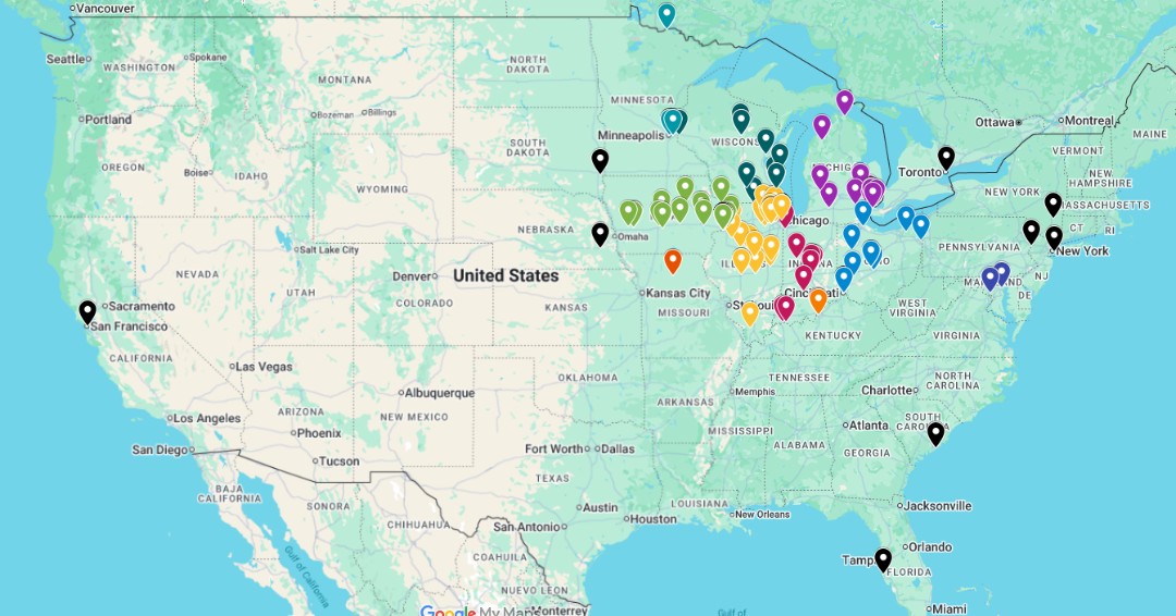 MidWestMuseums's tweet photo. Look at those pins! 🤩 #ProudMuseumPeople from all 8 states of the Midwest - and beyond - are signed up for #Crosscurrents in the Quad Cities this summer. Have you registered yet?
Join us Jul 30-Aug 2! Learn more: https://t.co/kdk89JJ0Wa https://t.co/6gmXXuVJhE