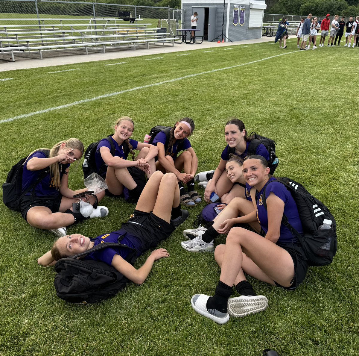 ikegrlssoccer's tweet photo. Down 0-1 early. Kenzie earned a pk and Lauren delivered to tie. Lots of back and forth through 80 minutes.  OT: Bella  score on a beautiful volley and perfect ball in from Lo. Held on with some great saves from Elly. What a game!! At Pewaukee Sat 1pm! ALL IN! https://t.co/CphHI5KVJ7