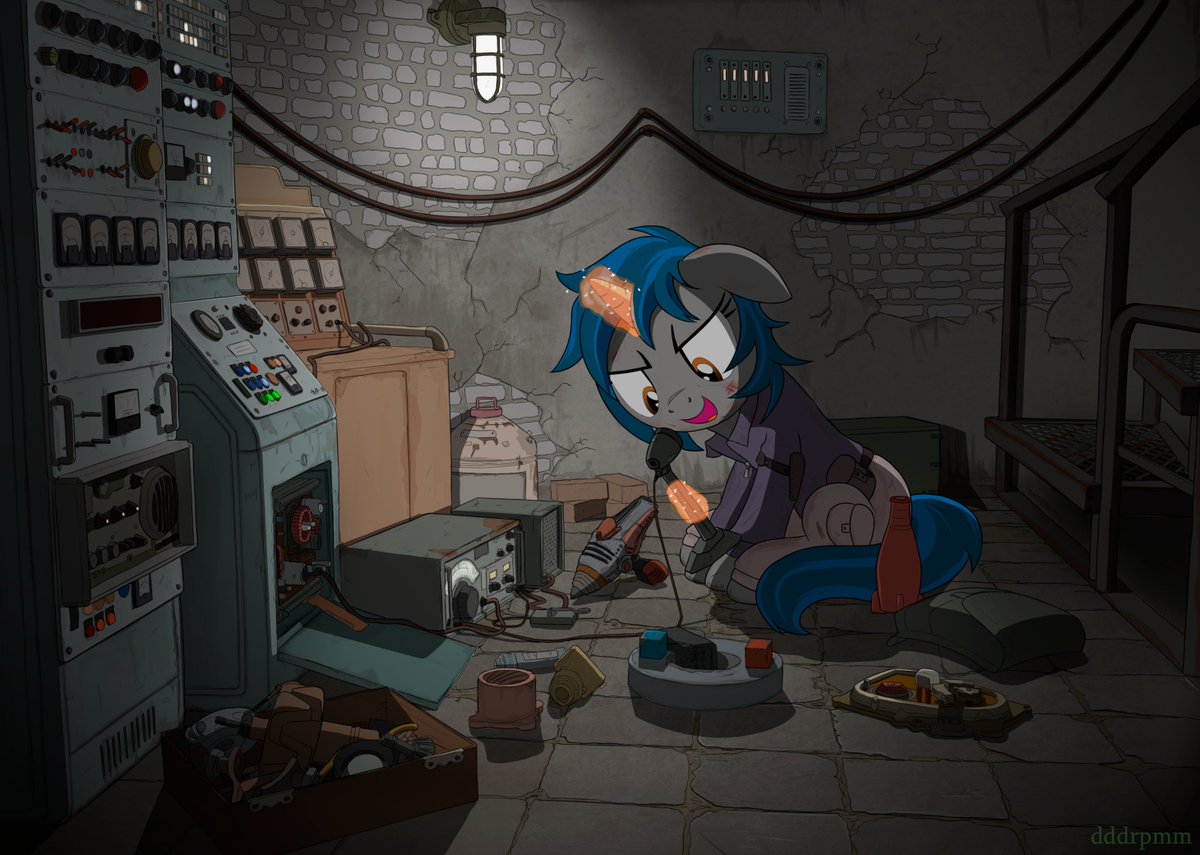 DDDromm's tweet photo. Fallout: Equestria - Homage (DJ Pon3)
"On air despite everything!" https://t.co/4Zw3iOOLuO