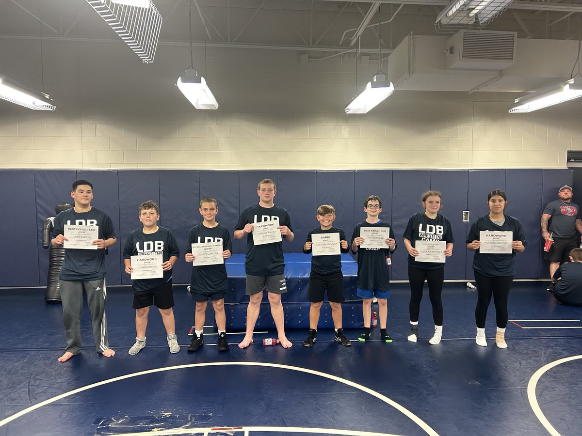LD BELL WRESTLING CAMP 25’#Buildingthefoundation
