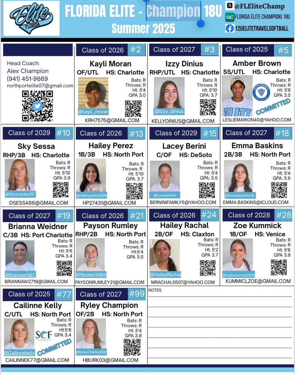 FLEliteChamp's tweet photo. @JAX_Softball We would love to see y’all this weekend! https://t.co/hgw9vfpJtT
