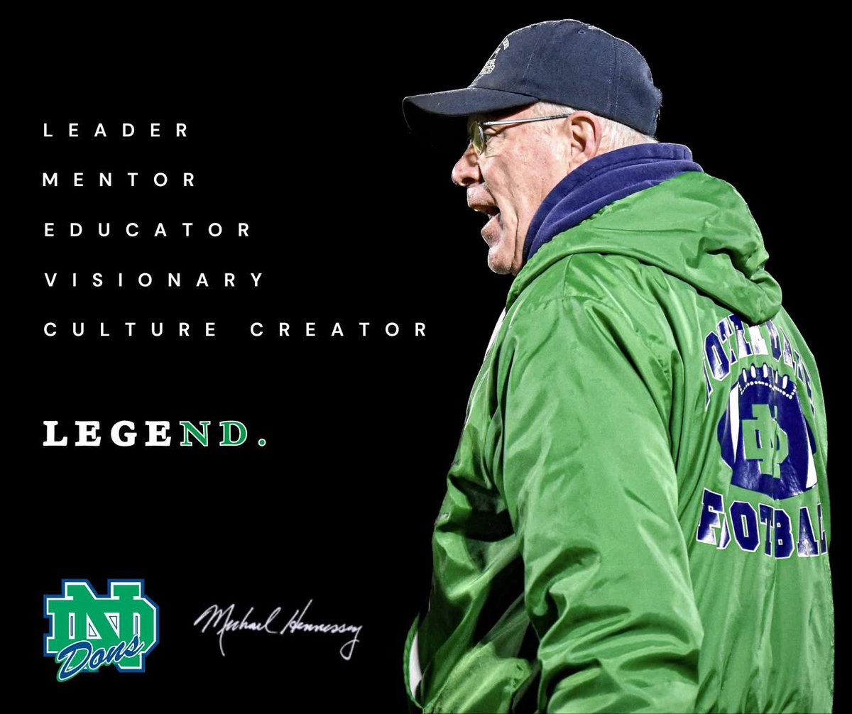 Join us tomorrow at Legends Field from 6 - 9 p.m. as we celebrate 38 incredible years of Mike Hennessey's career at Notre Dame College Prep! 

There is no cost to attend this celebration, but we kindly ask that you RSVP: bit.ly/3ZcsoUf