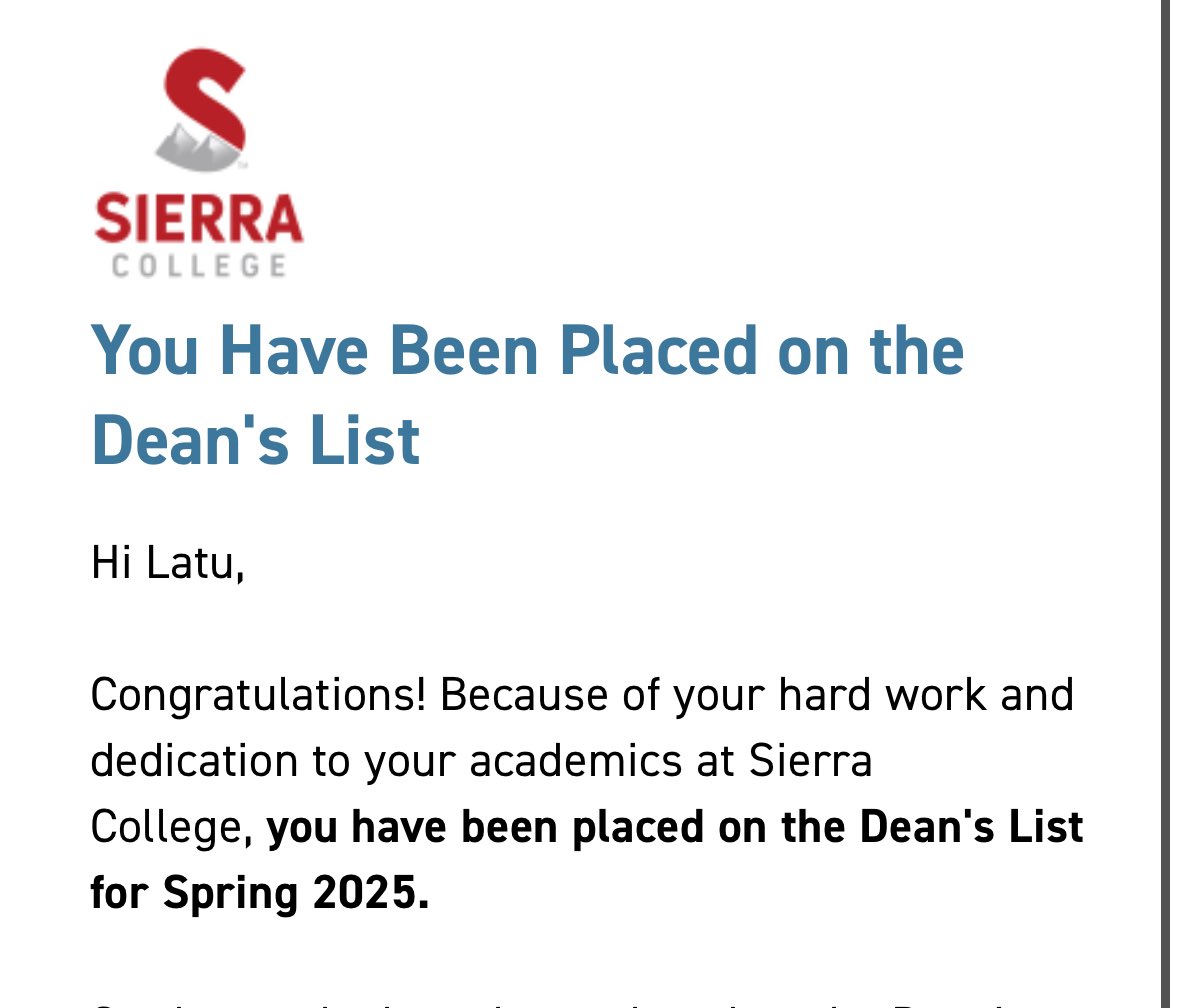 Latu Tuipulotu🇹🇴 (@tuipulotustrong) on Twitter photo 3rd semester in a row placed on deans list, shooting for that presidentials this last semester at <a href="/SierraCollegeFB/">Sierra College Football</a> 3rd semester in a row placed on deans list, shooting for that presidentials this last semester at <a href="/SierraCollegeFB/">Sierra College Football</a>