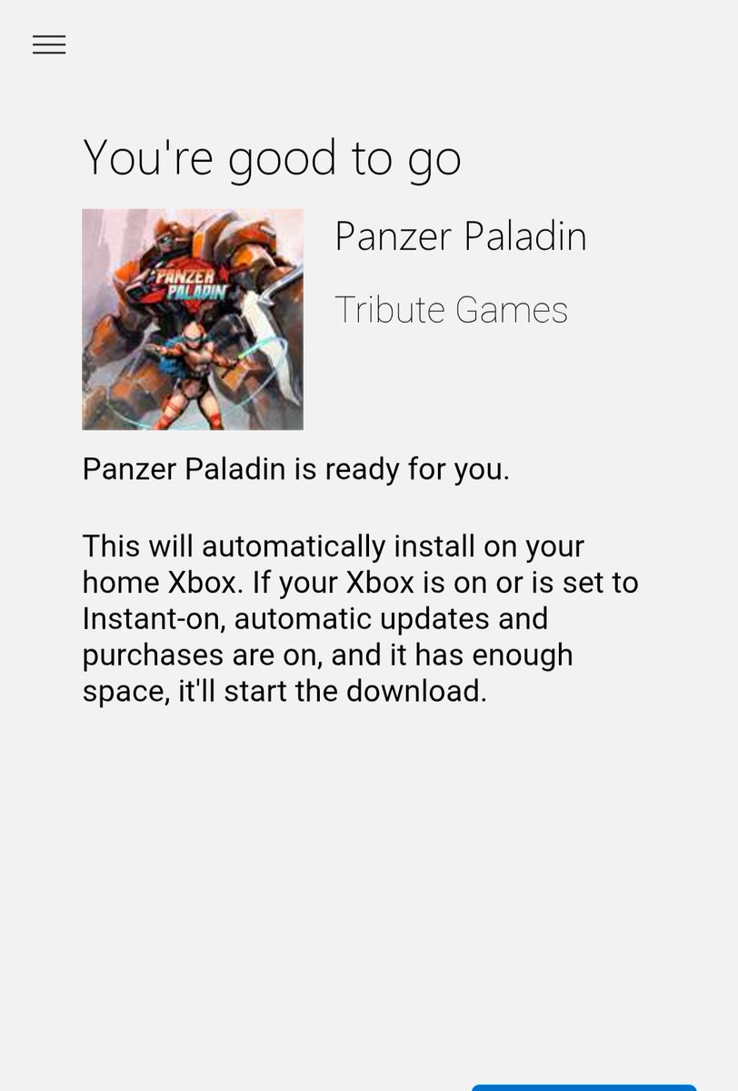 Thank you to <a href="/Dementcha/">Dem</a> for this Xbox copy of Panzer Paladin I won on his channel 😃. He started streaming on occasion again, join in and you could get some Xbox indie games 🤔